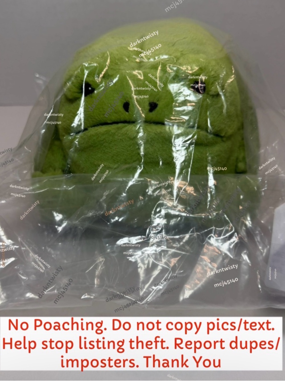 BNWT SEALED JELLYCAT RICKY RAINFROG Spend those platform dollar$ here!